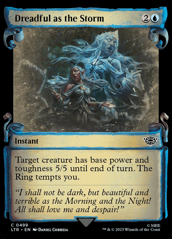 Dreadful as the Storm card front