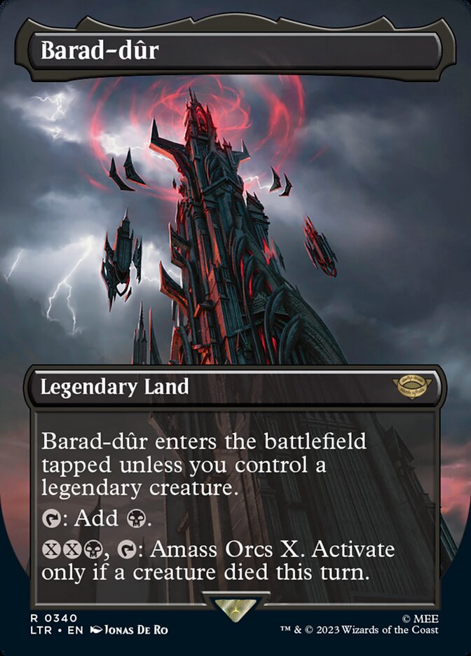 Barad-dûr card front