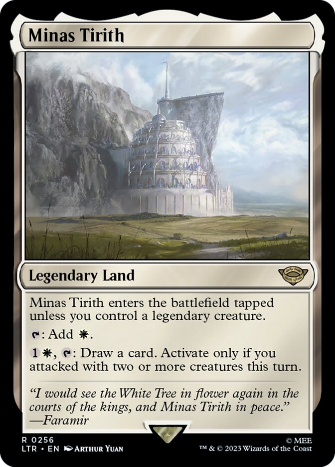 Minas Tirith card front