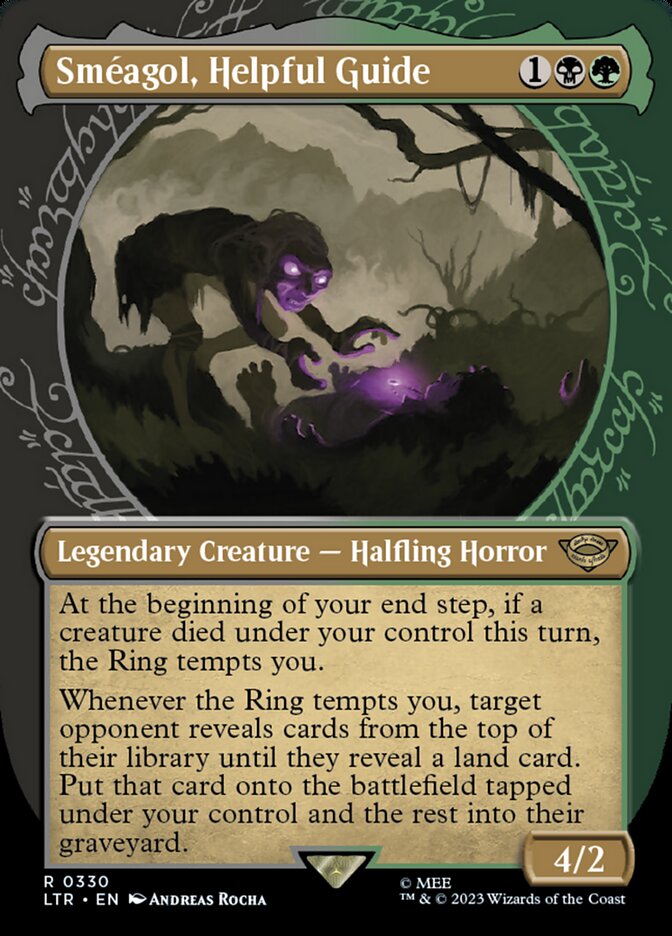 Sméagol, Helpful Guide card front
