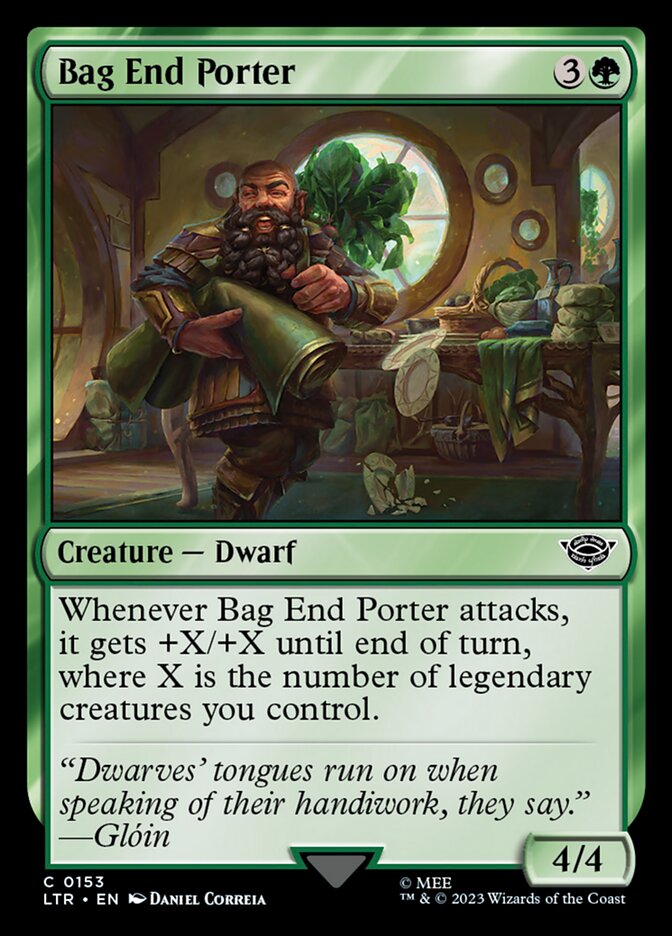 Bag End Porter card front