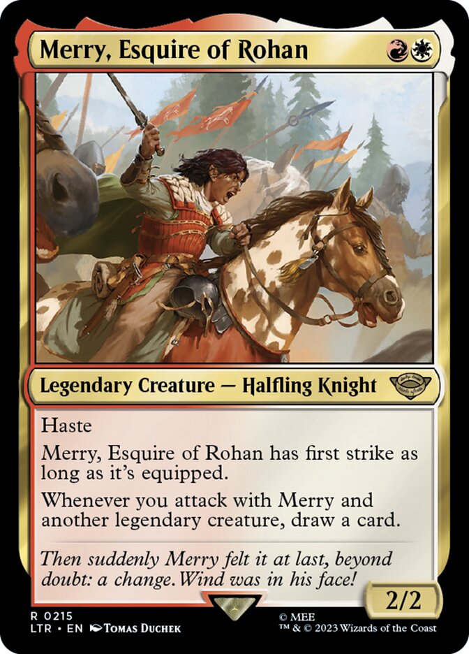 Merry, Esquire of Rohan card front