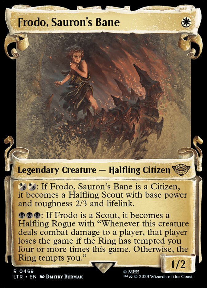Frodo, Sauron's Bane card front