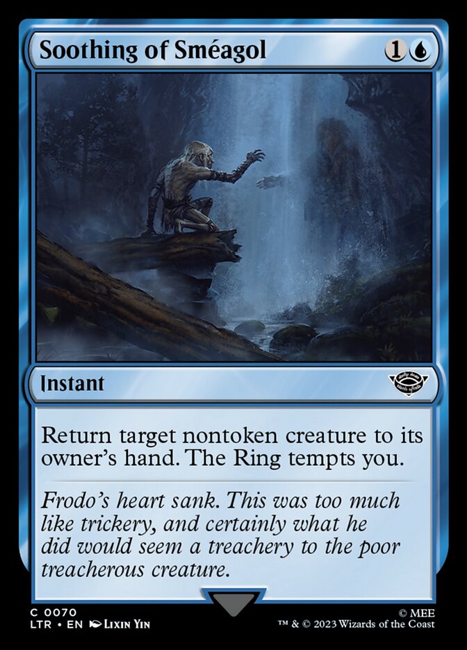 Soothing of Sméagol card front