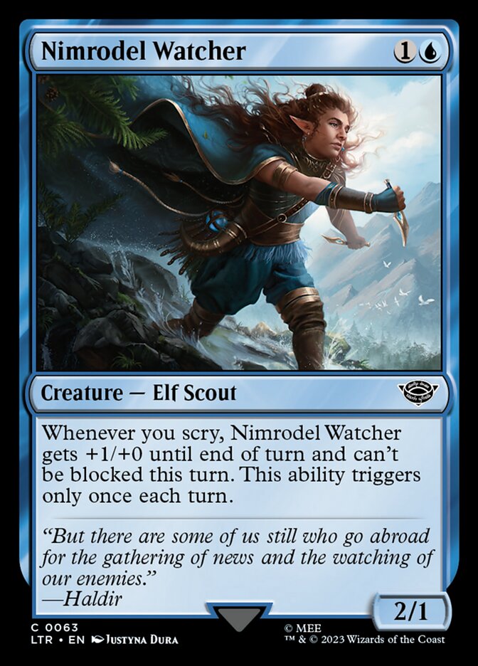 Nimrodel Watcher card front