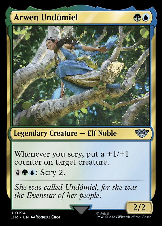 Arwen Undómiel card front