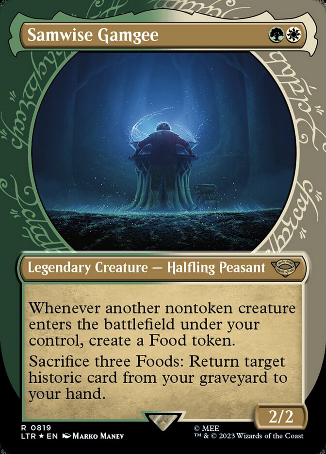 Samwise Gamgee card front