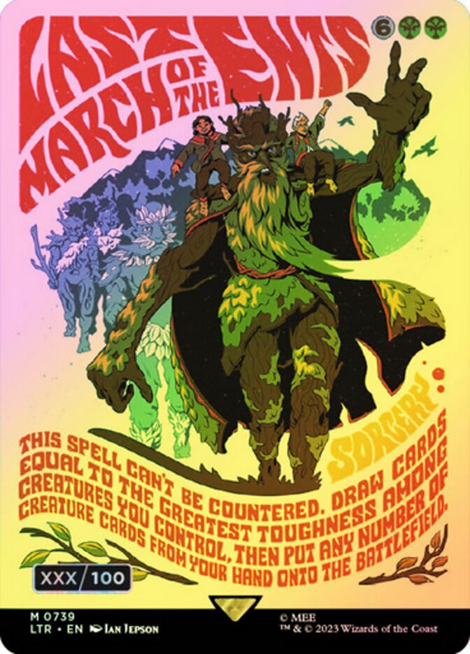 Last March of the Ents card front