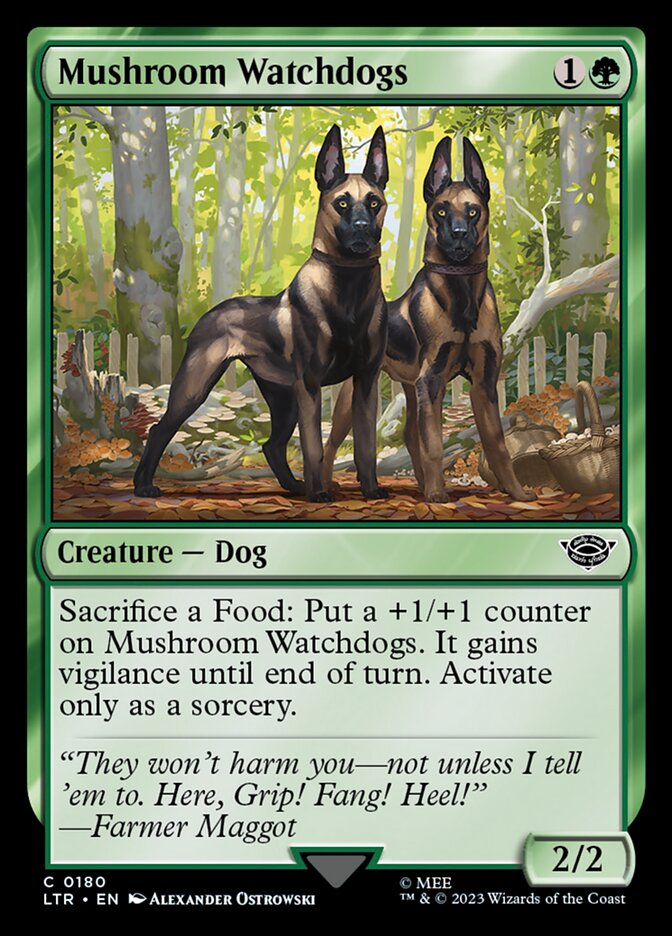 Mushroom Watchdogs card front
