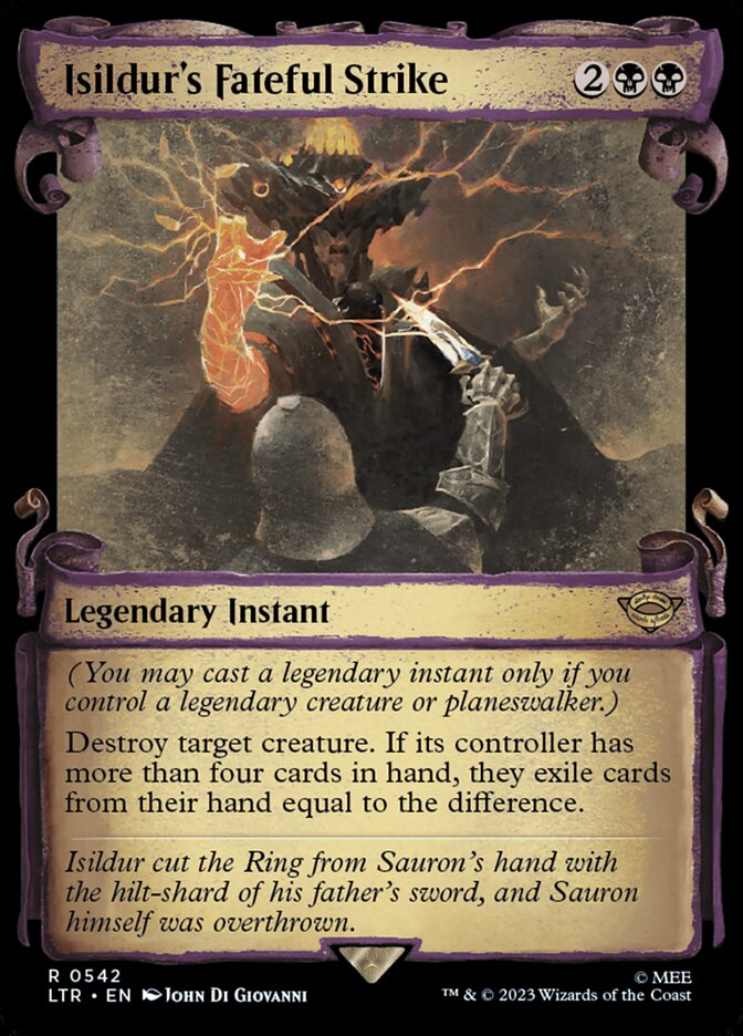 Isildur's Fateful Strike card front
