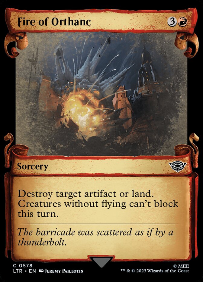 Fire of Orthanc card front
