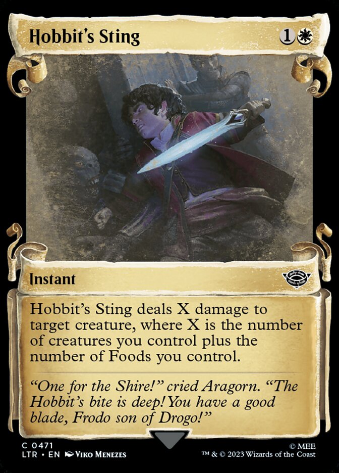 Hobbit's Sting card front
