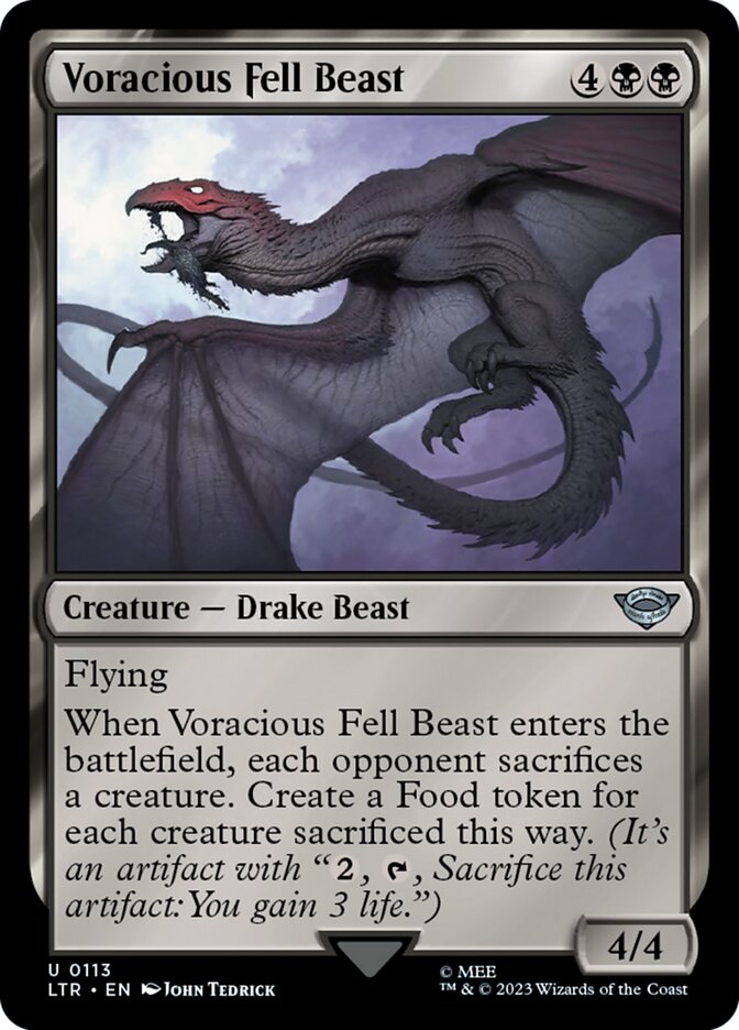 Voracious Fell Beast card front