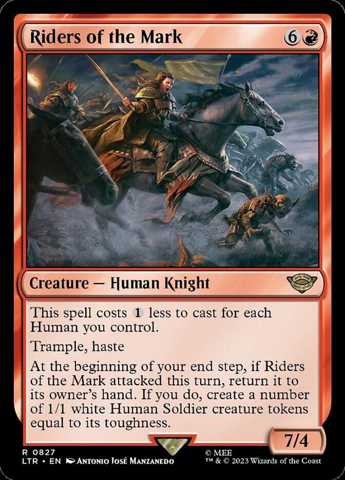 Riders of the Mark card front