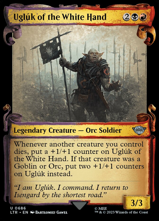 Uglúk of the White Hand card front