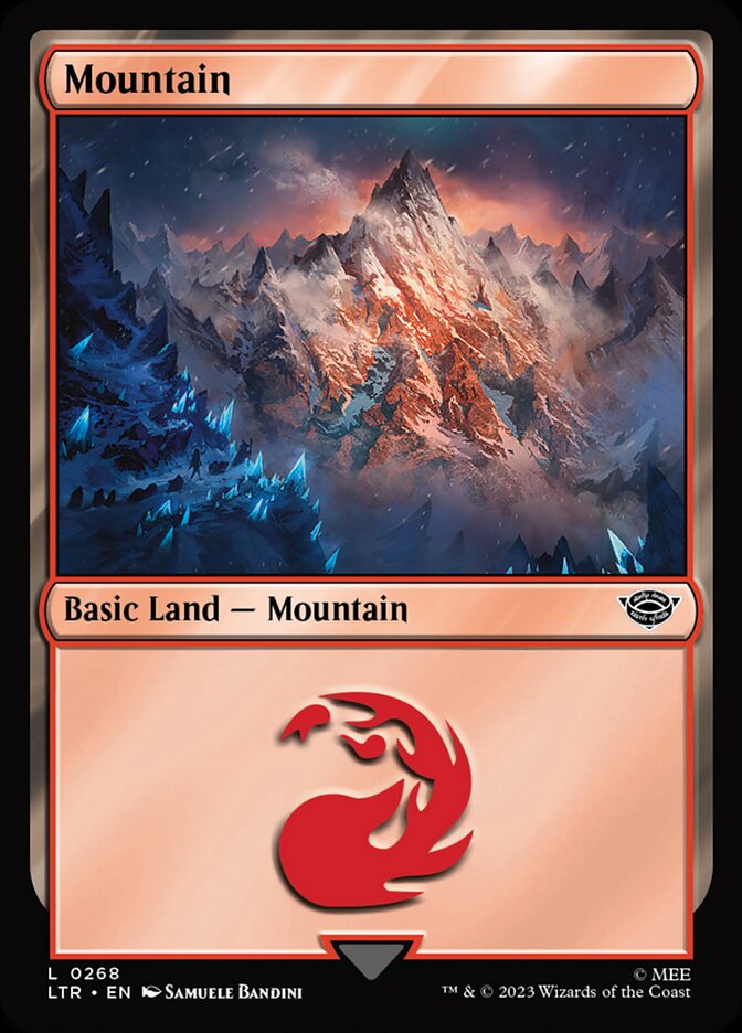 Mountain card front