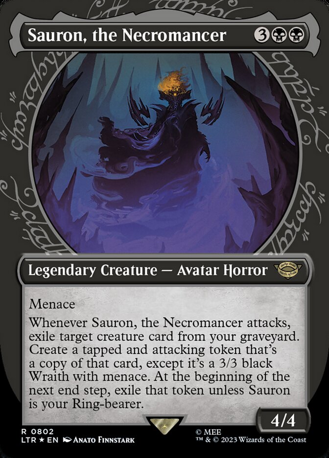 Sauron, the Necromancer card front