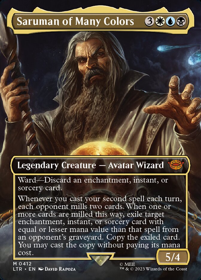 Saruman of Many Colors card front