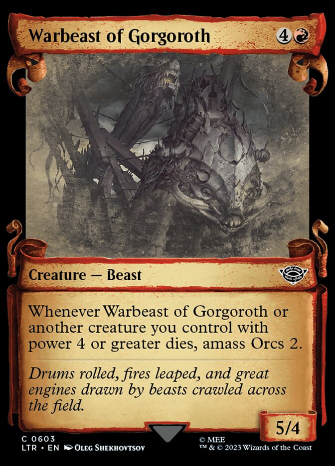 Warbeast of Gorgoroth card front