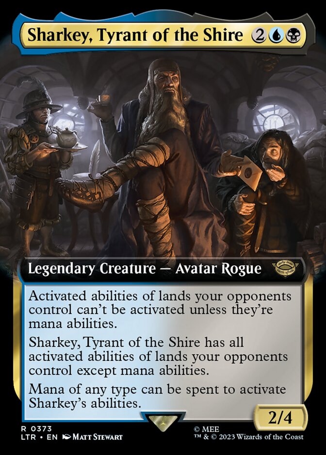 Sharkey, Tyrant of the Shire card front