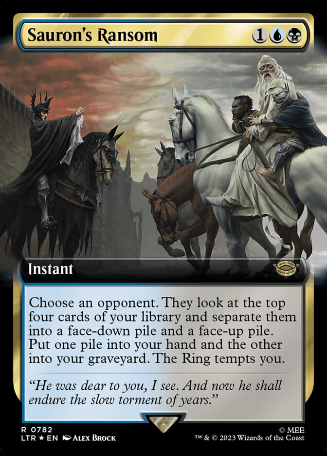 Sauron's Ransom card front