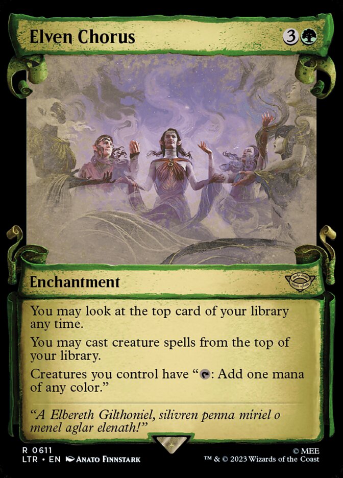 Elven Chorus card front