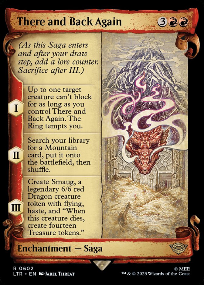 There and Back Again card front