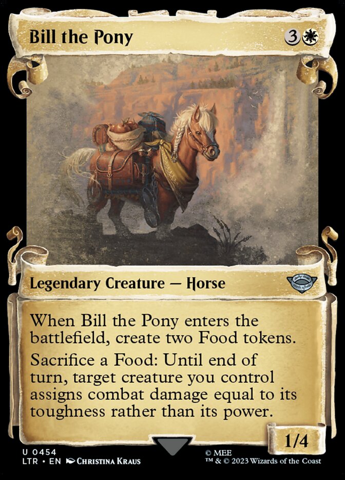 Bill the Pony card front