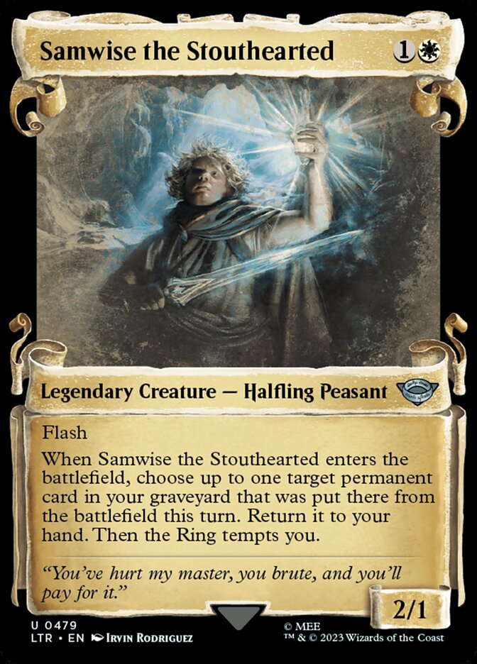 Samwise the Stouthearted card front