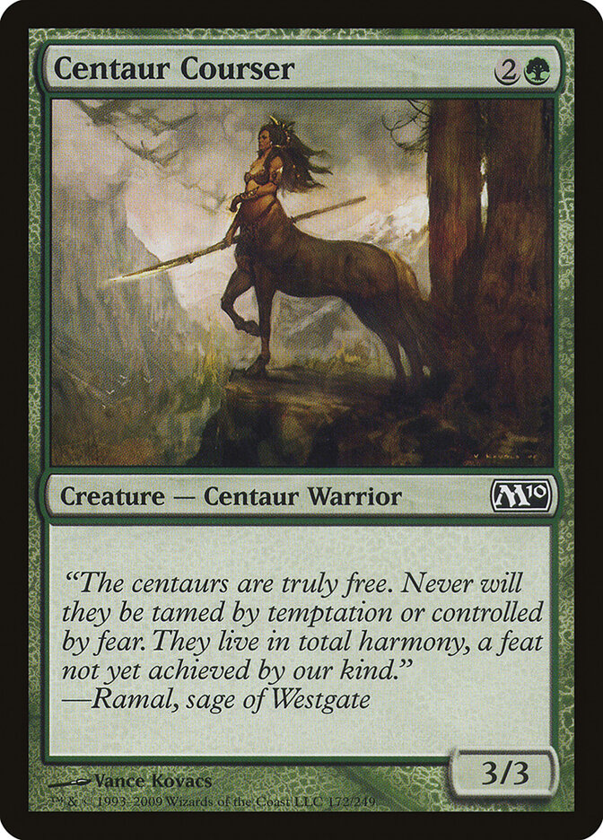 Centaur Courser card front