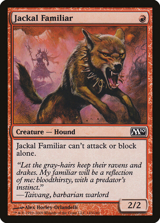 Jackal Familiar card front