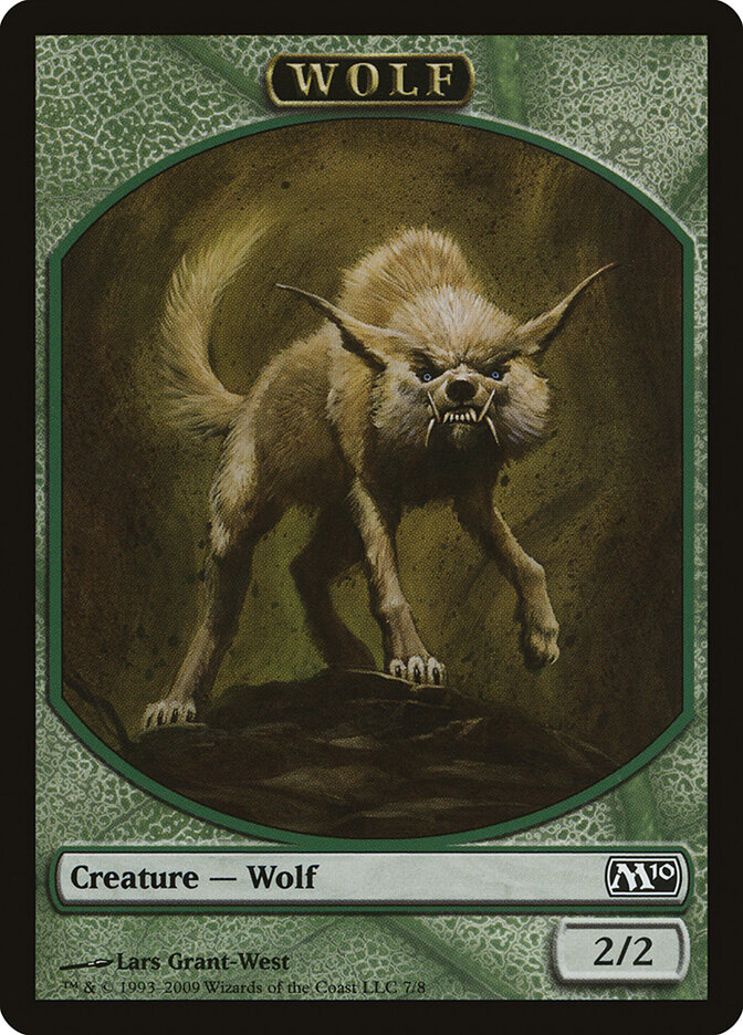Wolf card front