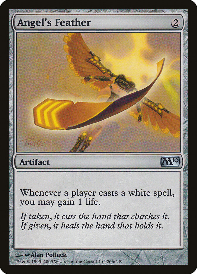 Angel's Feather card front