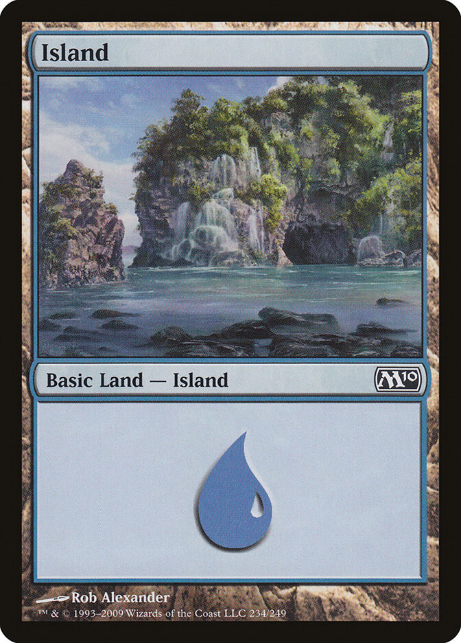 Island card front