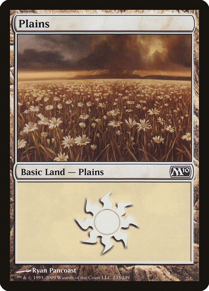 Plains card front