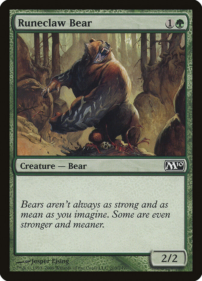 Runeclaw Bear card front