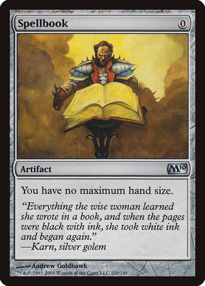 Spellbook card front