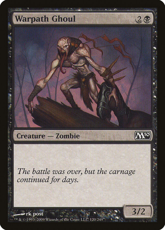 Warpath Ghoul card front
