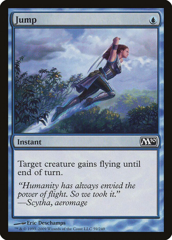 Jump card front