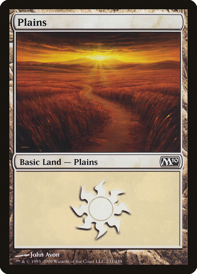 Plains card front