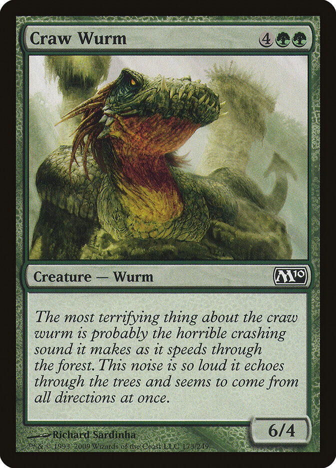 Craw Wurm card front