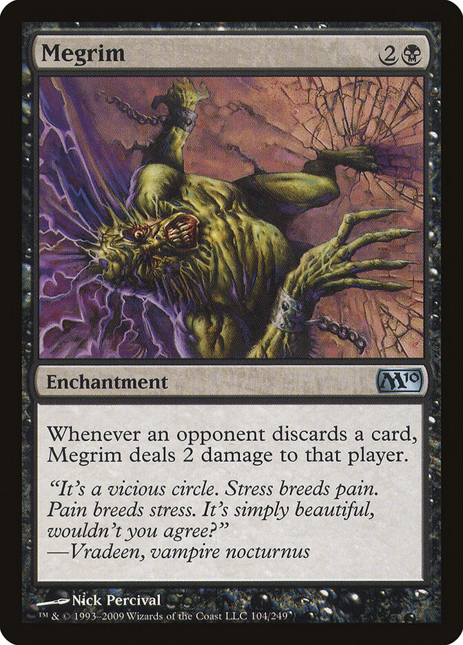 Megrim card front