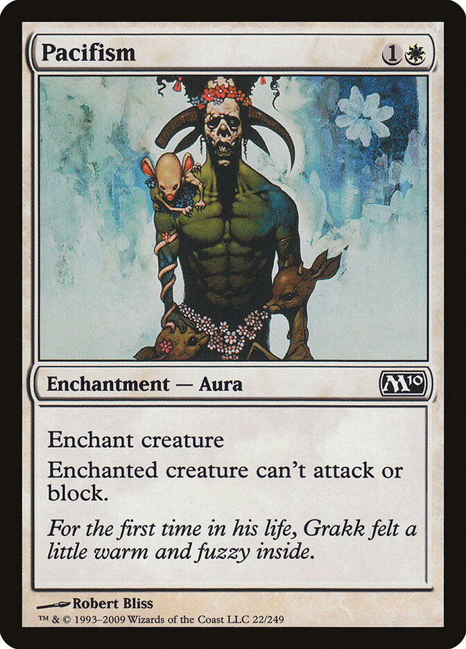 Pacifism card front