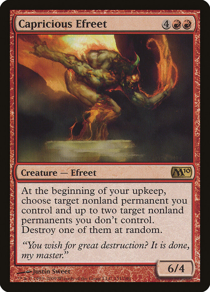 Capricious Efreet card front