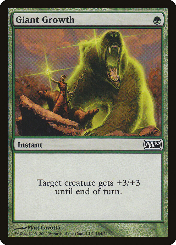 Giant Growth card front