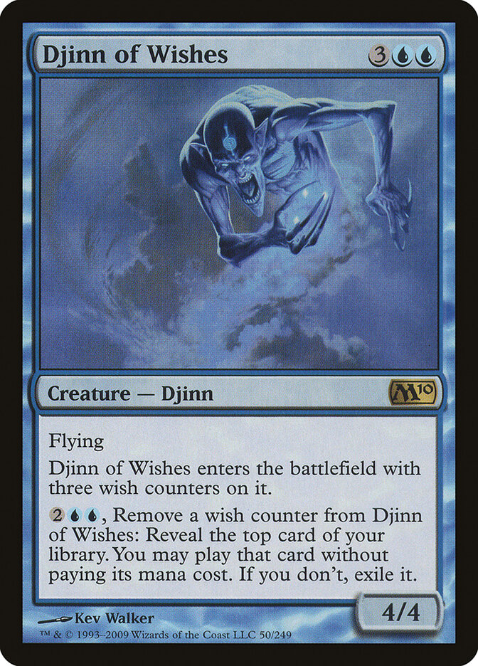 Djinn of Wishes card front