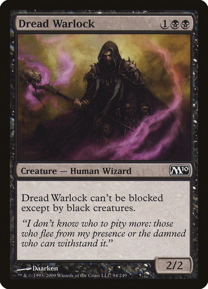 Dread Warlock card front