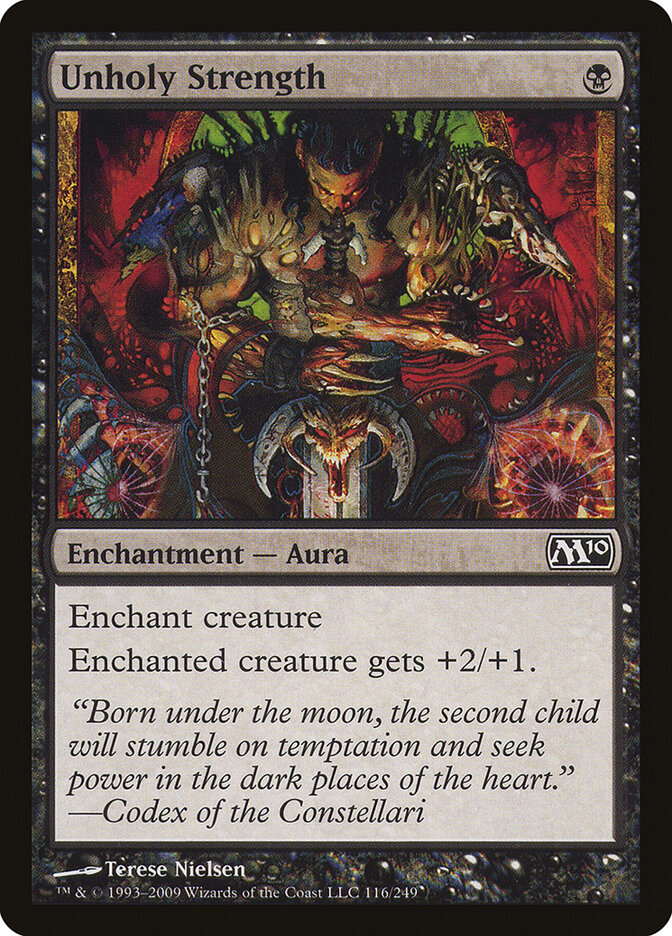 Unholy Strength card front