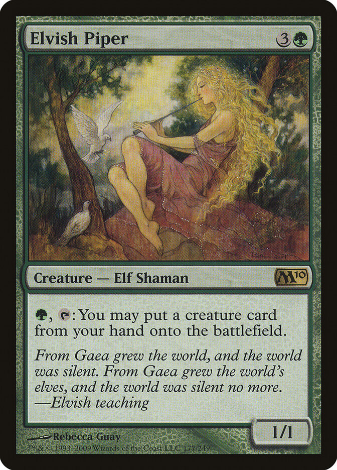 Elvish Piper card front