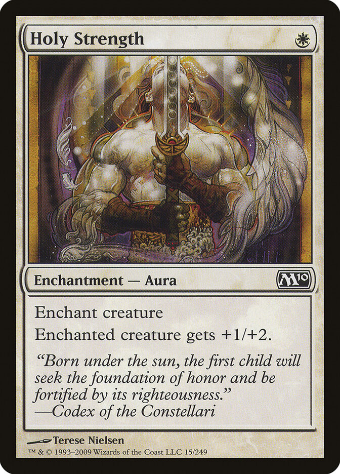 Holy Strength card front